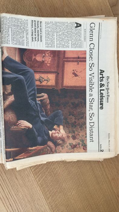 Ziare vechi - The New York Times, 27 martie 1994