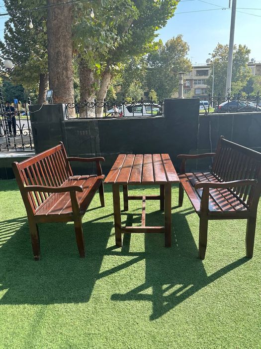 Кафе ва сталавойларга хамда уйда ишлатишга комплект стул ва столлар