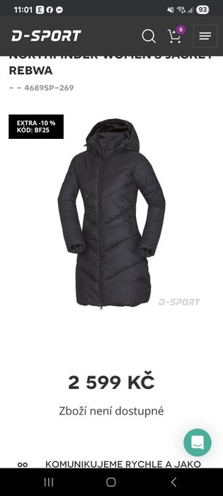 Дамско зимно яке Northfinder Rebwa