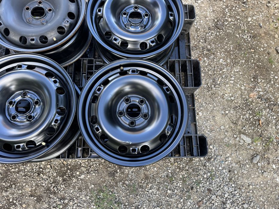 4бр.НОВИ ЖЕЛЕЗНИ ДЖАНТИ 15цола 5x100 за Skoda,Vw,Seat