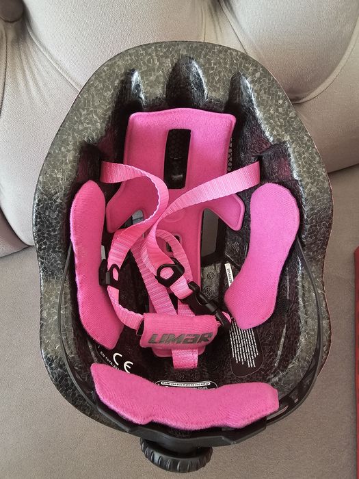 Casca de protectie LIMAR Pink Teddy Bear marime S 46/52 bicicleta role