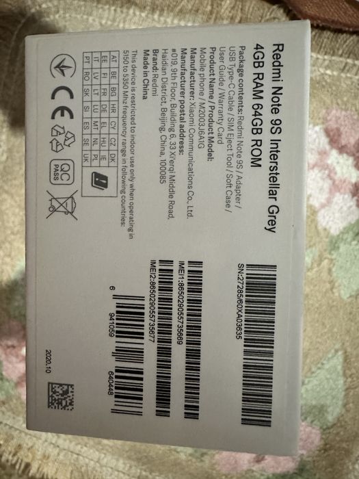 Redmi note 9 s / Редми ноте 9 s