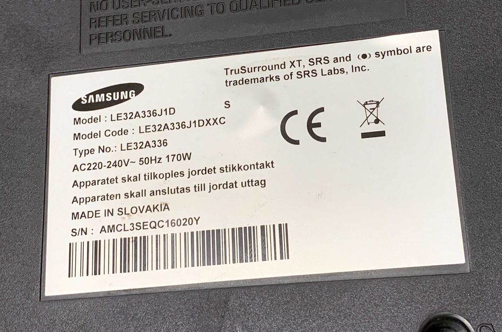 Televizor LCD Samsung LE32A336 80 cm 32 inchi cu alimentare defecta