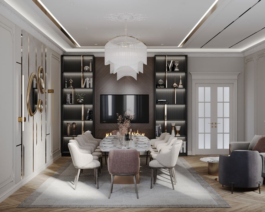 Услуги дизайнера интерьера неоклассика, хай-тек,  минимализм