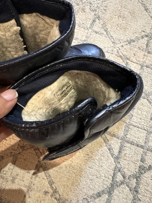 Дутики синего цвета