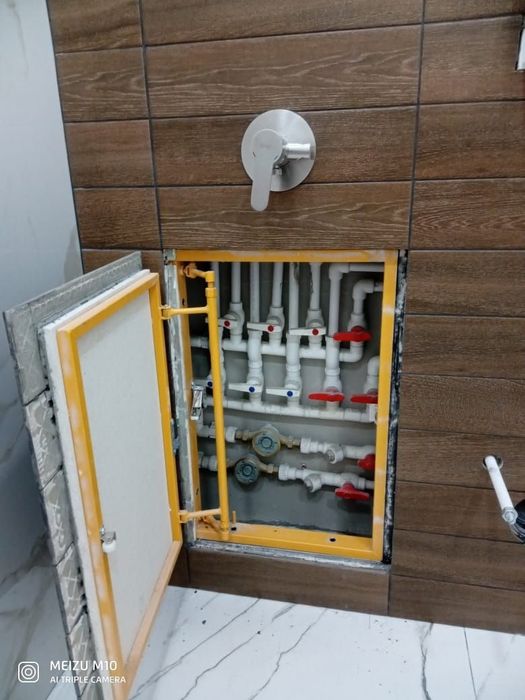 Кафель, сантехника, санузел