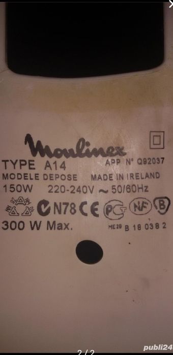 Vând roți dințate masina tocat Moulinex