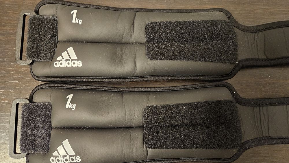 Greutati maini/glezne, Adidas, set 2 bucati, greutate: 2x1,0kg