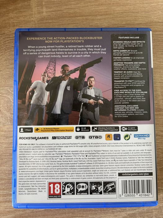 Продавам gta5 чисто нова