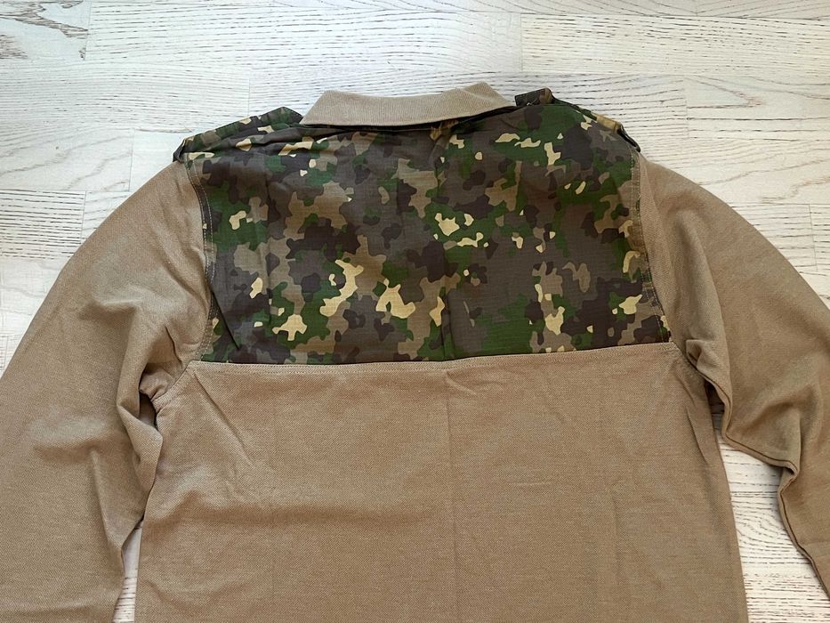 Tricou combat MAPN mărimea 46-0  mânecă lungă și guler tip cămașă  noi