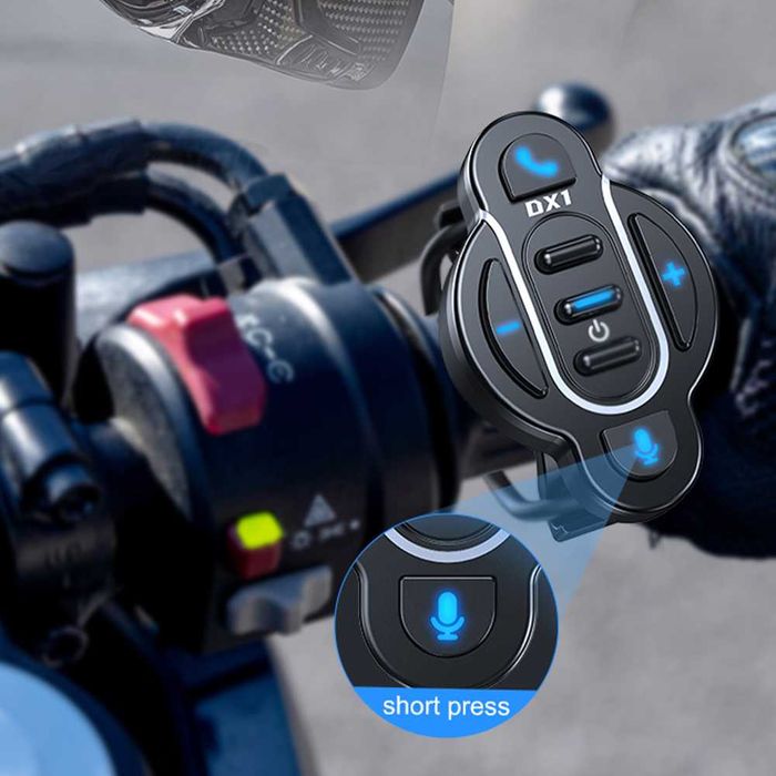 Bluetooth контролер за волан и кормило – безжично дистанционно за телефон, мултимедия Carplay и интерком / Блутут бутон