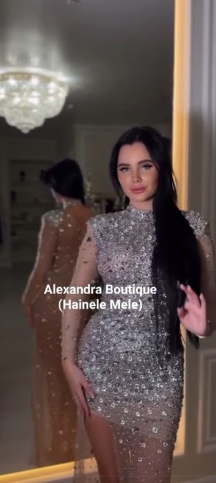 Rochie de seara cu cristale