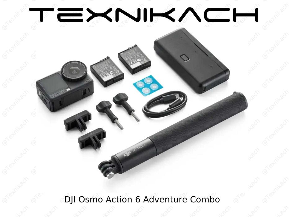 Новывй DJI Osmo Action 6 Adventure Combo Доставка