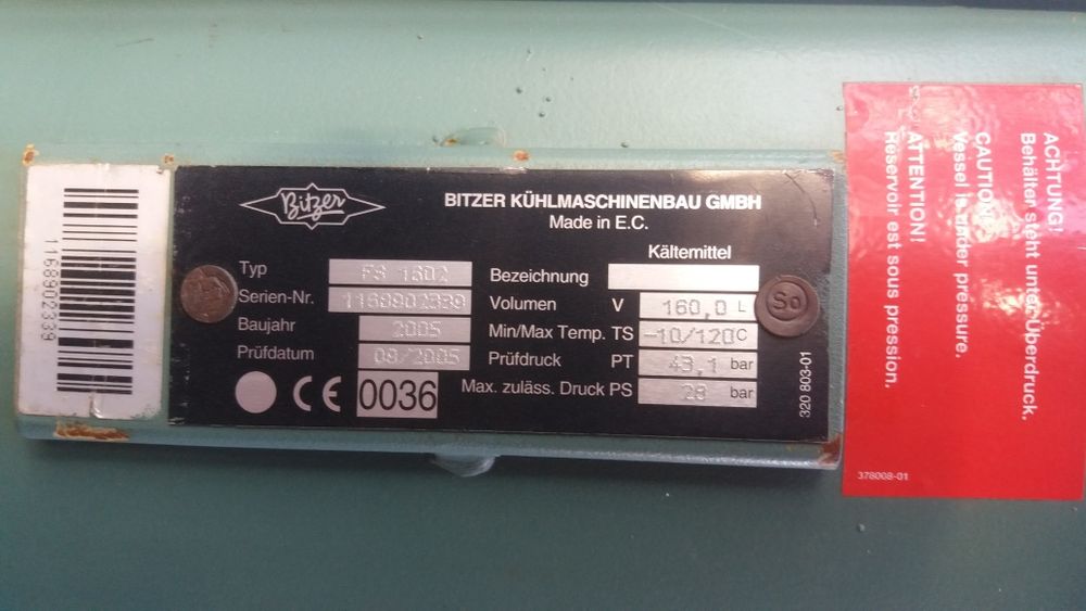 rezervor gaz butelie presiune 40 bar vas aer azot freon ulei hidraulic