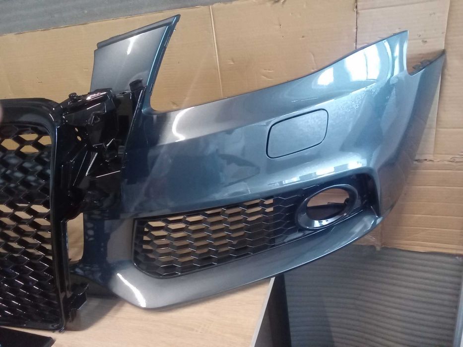 Pachet Bara fata CU GRILE Audi A4 B8 Albastru LZ7H 2007-2012 RS LOOK