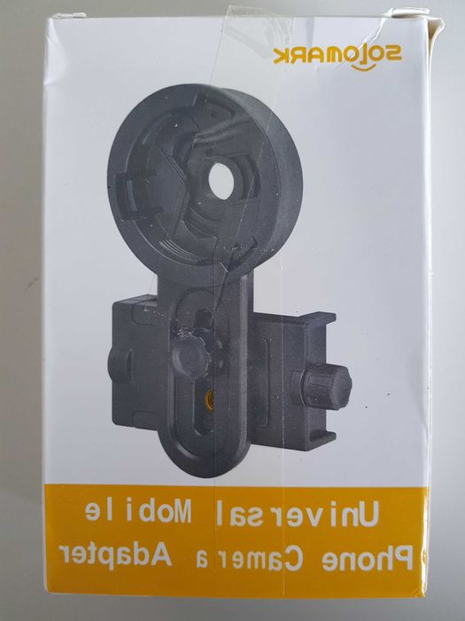 Sistem fixare telefon la binoclu, telescop, obiectiv microscop Nou!
