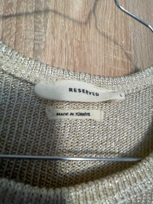 Рипс потник с лъскави нишки