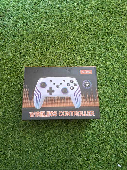 Controller Wireless rgb sz-933a – Compatibil pc / Android / iOS / Nintendo Switch – Alb