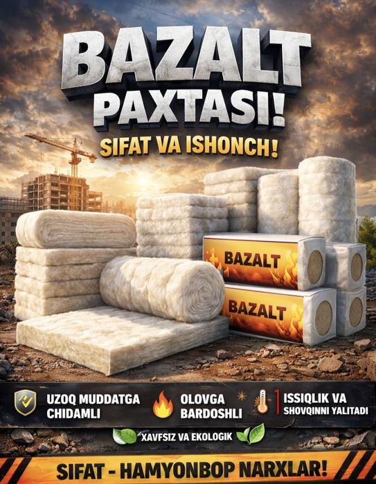 Optim bazaltlar, bazalt ishlab chiqarish, bazalt birinchi qo'l, bazalt