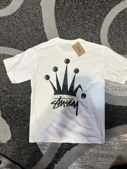 Tricou Alb Stussy