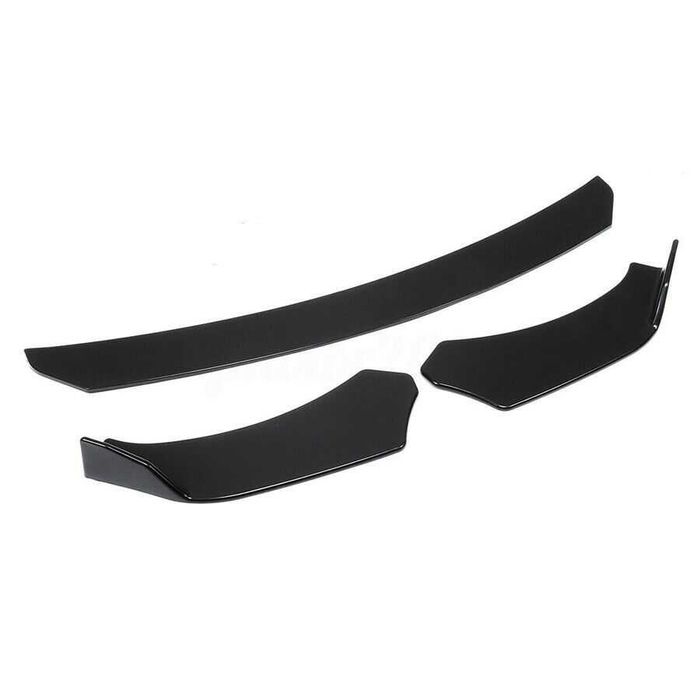 Сплиттер переднего бампера универсальный (3 детали)