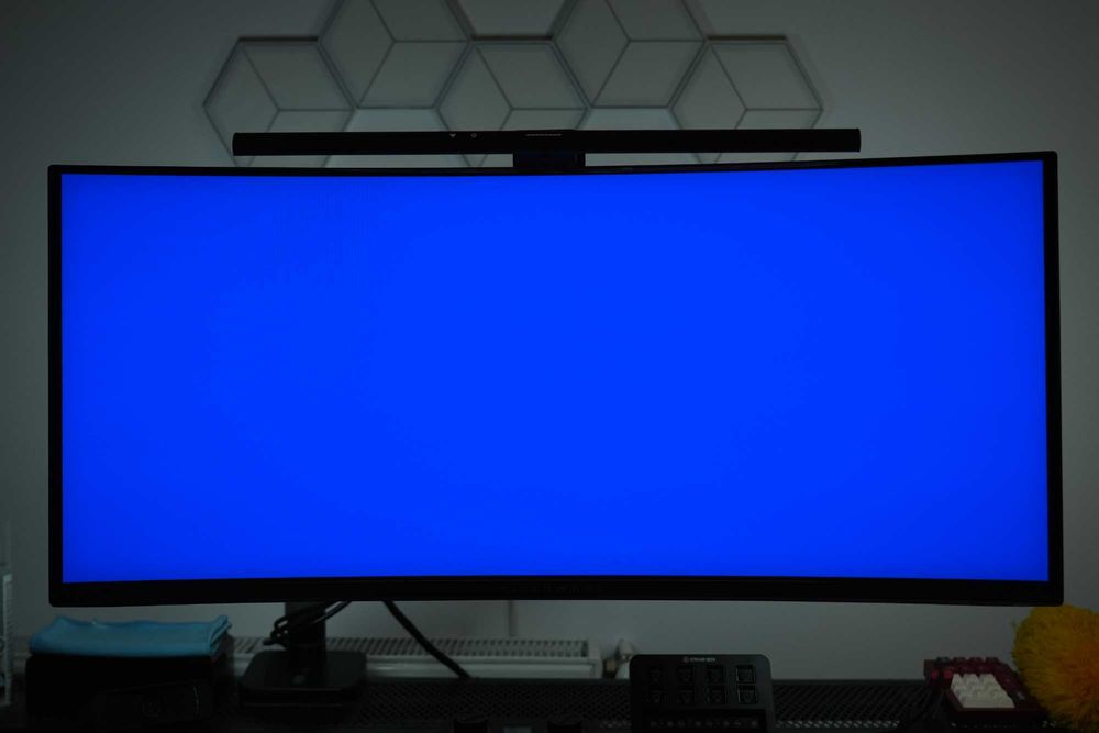 Monitor QD-OLED Alienware Gaming AW3423DWF Curbat 34 inch UWQHD QD-OLED 0.1 ms 165 Hz HDR FreeSync Premium Pro [ AW3423DWF ]