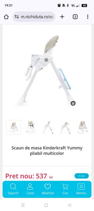 Scaun de masa kinderkraft