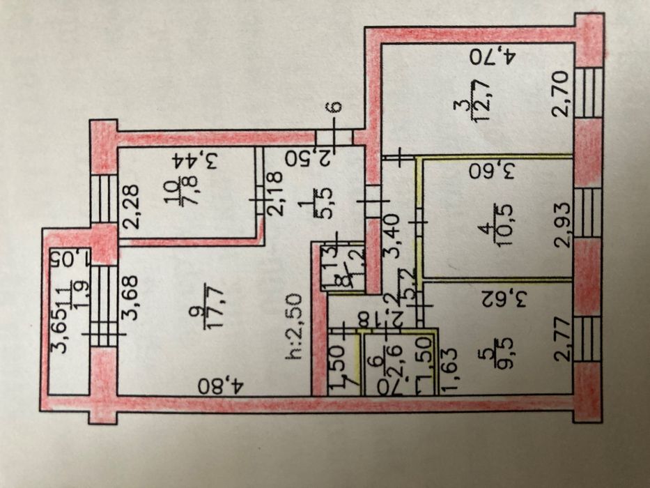 4-комнатная квартира