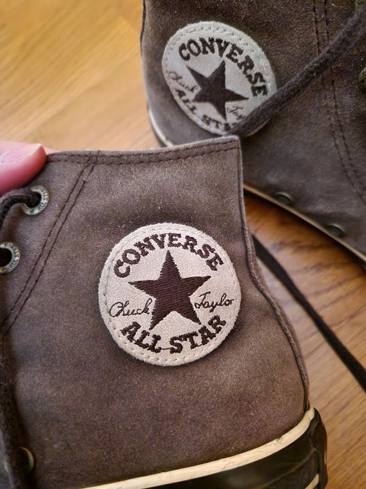 Pantofi sport Converse All Star îmblăniți, piele naturala