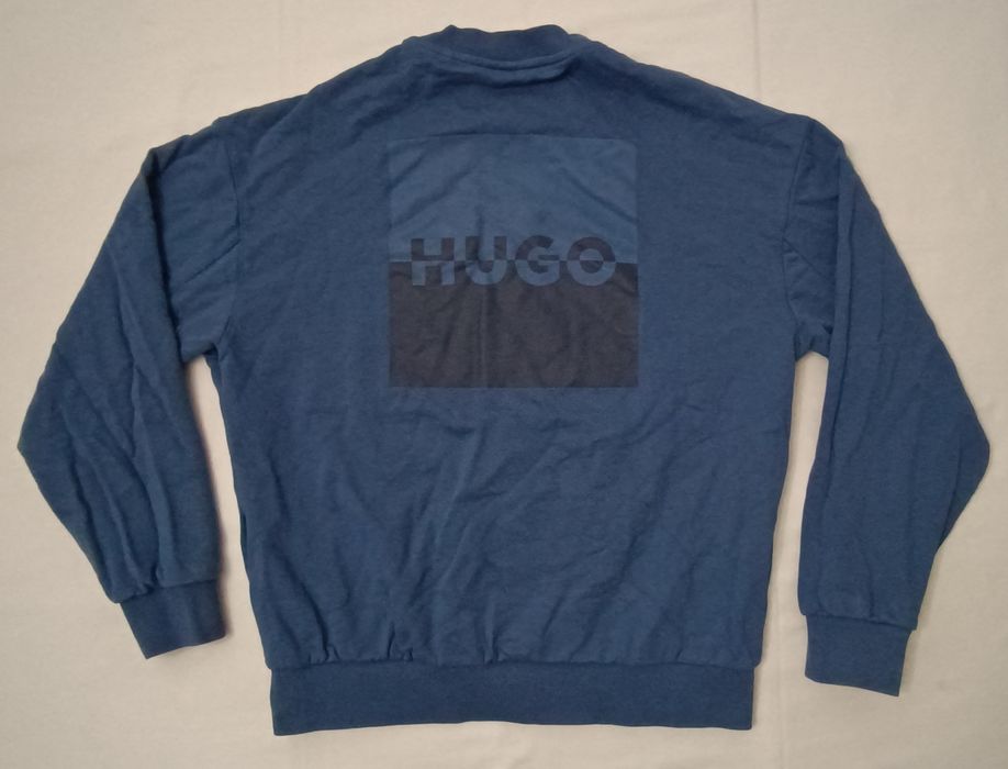 Hugo Boss Dusplited Sweatshirt оригинално горнище L Бос памучен суичър горно горница