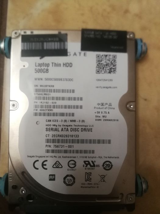 Hard-disk SATA3 laptop