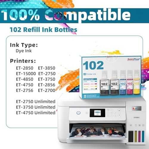 Нови Мастилници 102 BKCMY за EcoTank принтери Тонер касети Epson