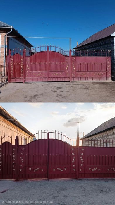 Покраска ворот Ворота краскилеу