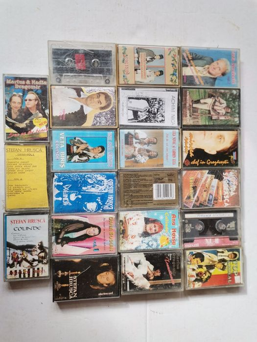 Casete audio muzica usoara si populara