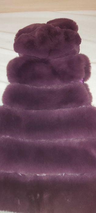 Жилетка меховая для девочки