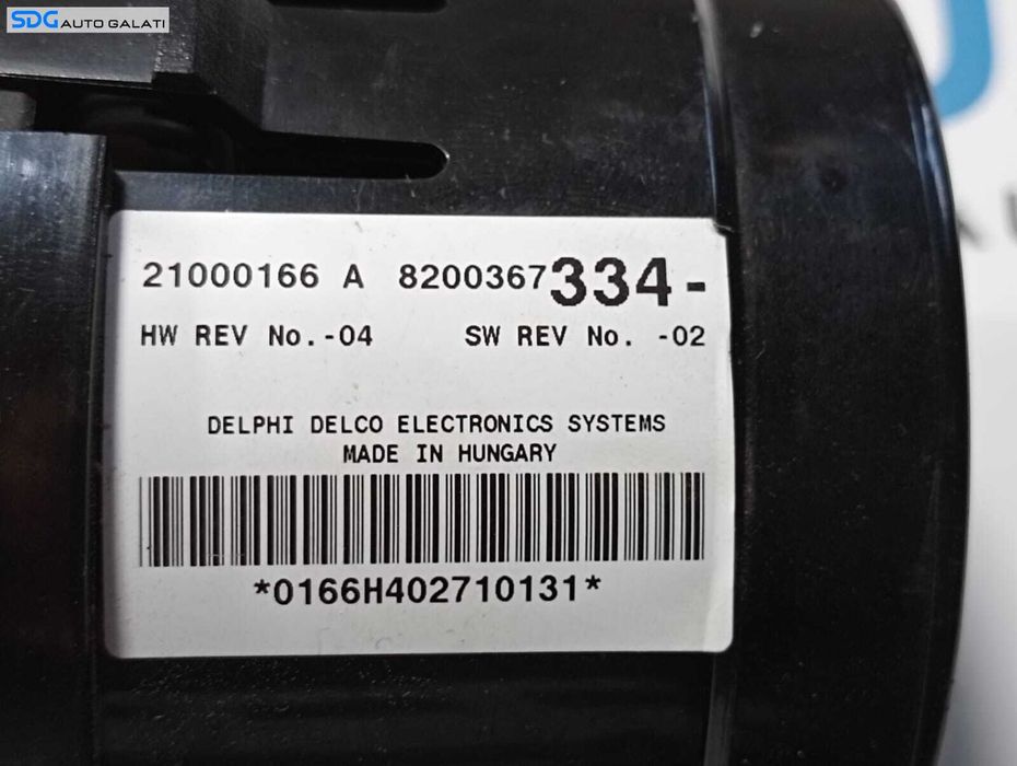 Panou Comanda AC Clima Climatronic Dreapta Pasager Renault Espace 4 2002 - 2006 Cod 8200367334 [M6976]