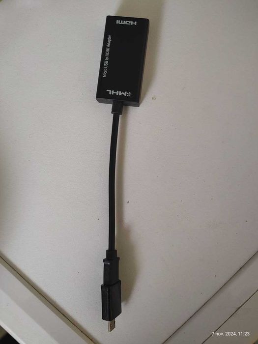 MHL la HDMI prin microusb telefon la TV
