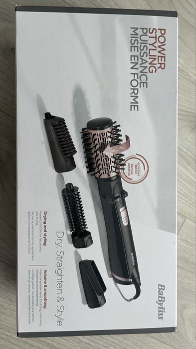Perie Rotativă BaByliss Power Styling 1000W – Set Complet 4-în-1