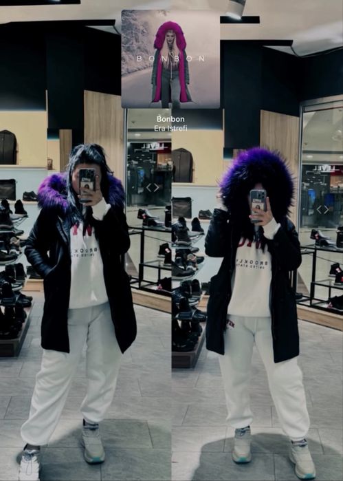 Продам парку с натуральным мехом