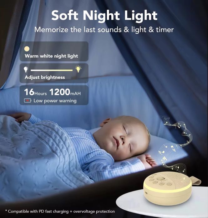 Уред за бял шум с Type C