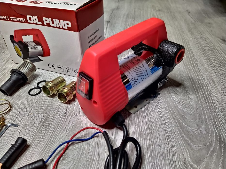 Pompa Transfer Lichide 12V,  cu Autoamorsare, Motorina Ulei 300W!