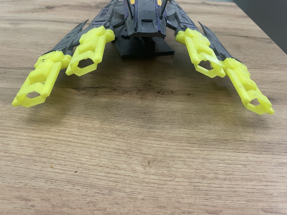 Звездолет Normandya 3D принтиран и ръчно оцветен