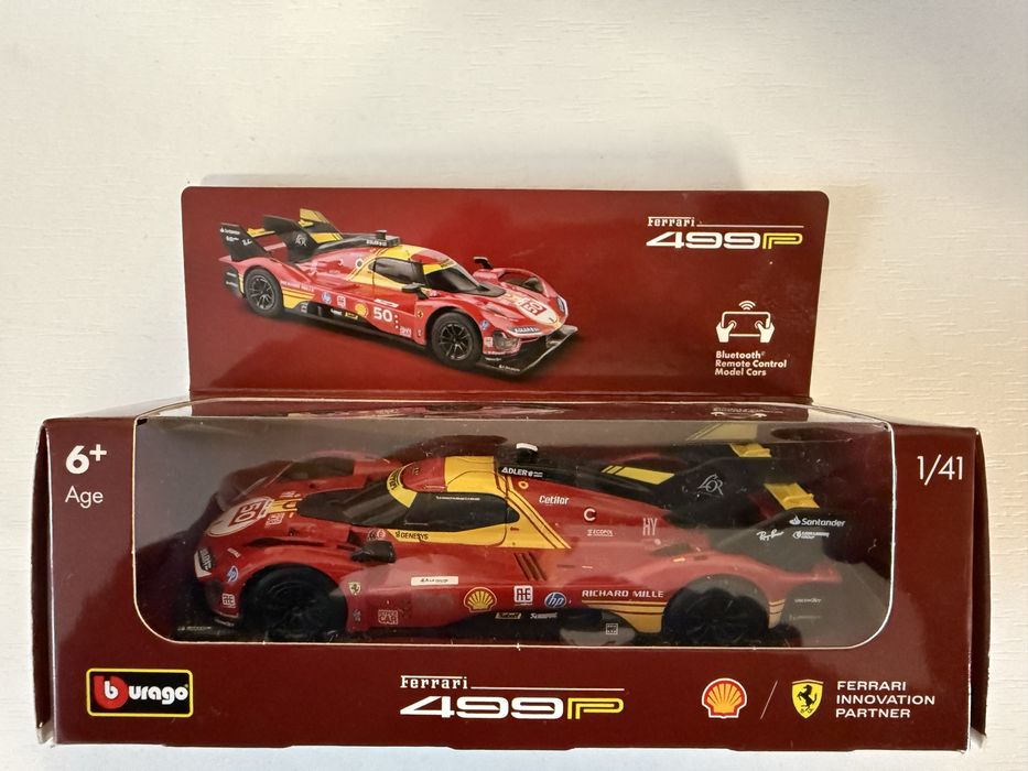 Shell количка Ferrari 499P най-нова колекция неотваряна