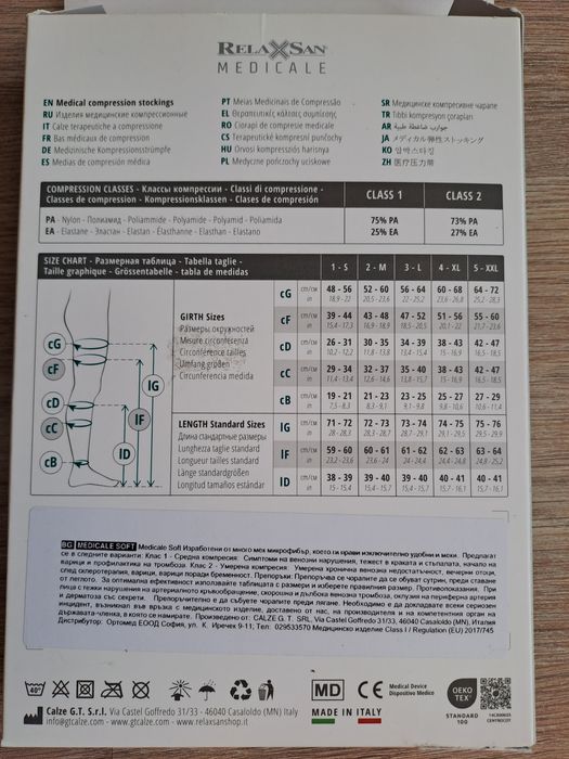 Компресивен чорапогащник без пръсти