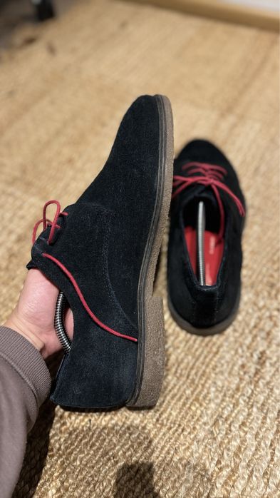 Pantofi barbati din piele intoarsa eleganti