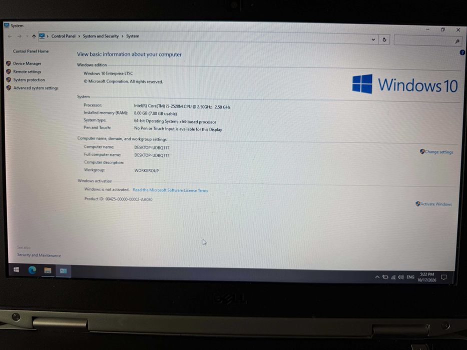 Dell Latitude E6320 – Intel Core i5 / 4GB RAM / 300GB HDD