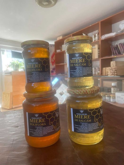 Miere polifloră / Salcâm / Mentă / Rapiţă
