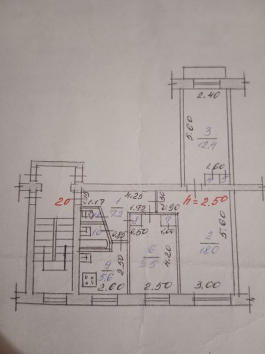 Продам 3х комнатную квартиру на Корчагина