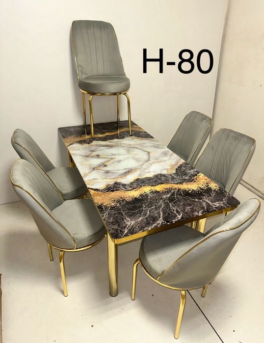 Маса ТРАПЕЗНА и 6 стола