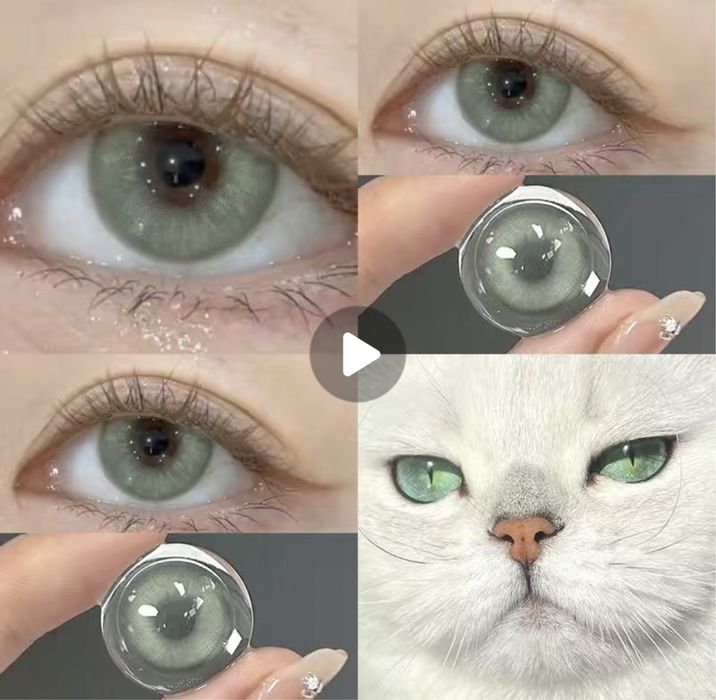 Линзы косплей нулевка образ на хеллоуин